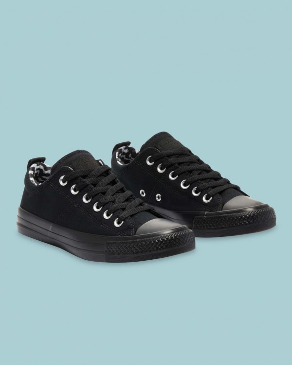 Converse Chuck Taylor All Star Madison Sort Sko Danmark - Converse Lave Sneakers Dame - 92530EGHF